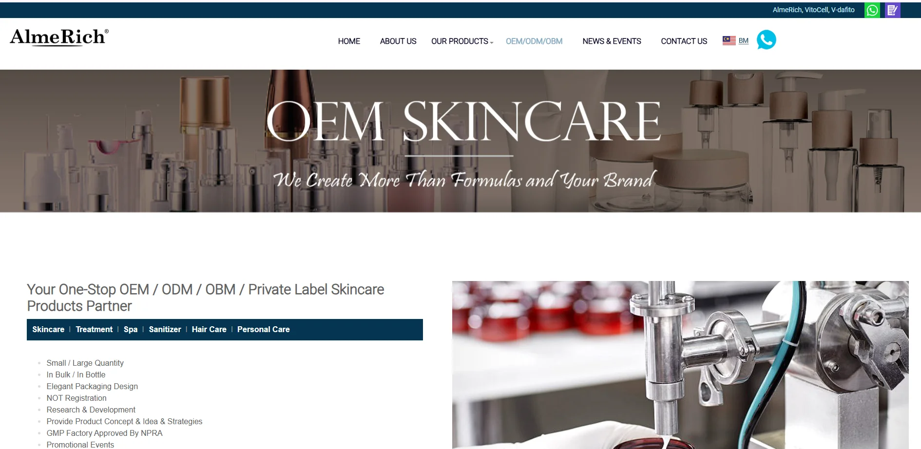 Top 10 Skincare Manufacturers in Malaysia for Private Label, OEM, and ODM Brands